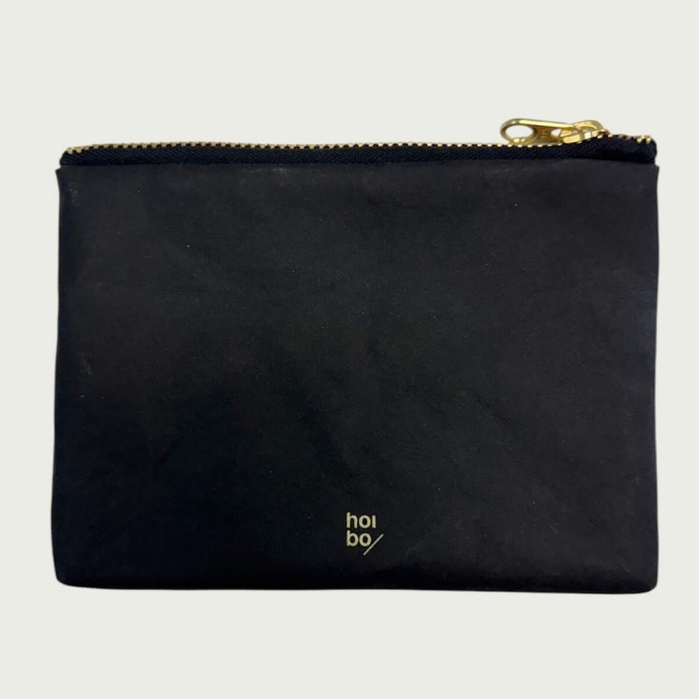 Hoi Bo Paper Clutch, Black
